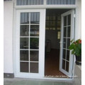 Factory price define casement vinyl french doors / PVC casement door